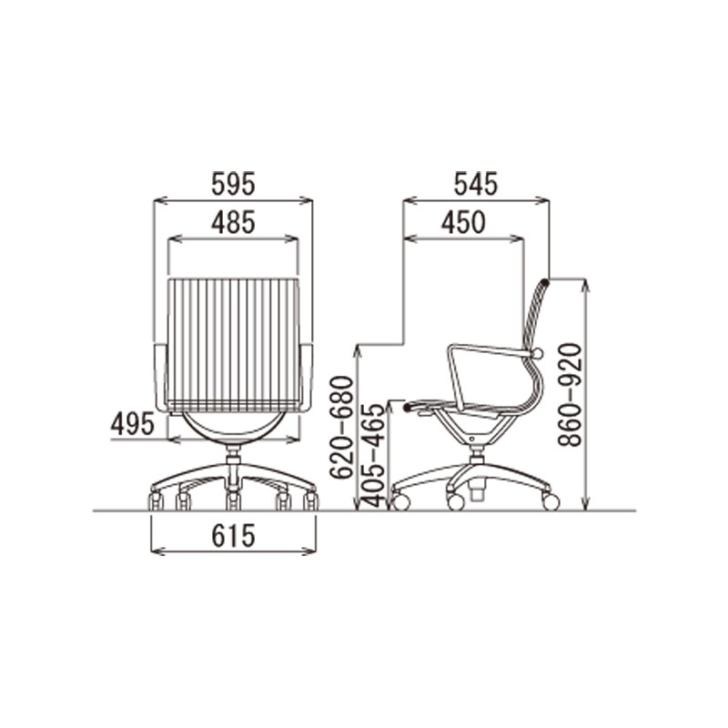 ローバックタイプ　M-1055（M17）DGR　