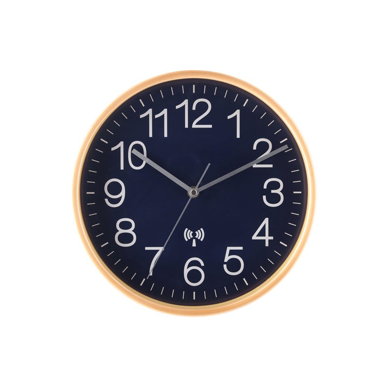 【セット数:3pcs】電波掛時計 プライウッド Φ２８ｃｍ  [C/D:27352] [C/D:27353]