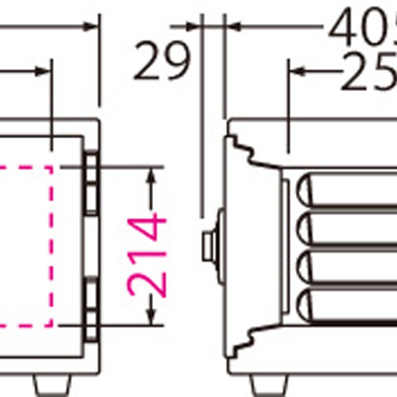小型耐火金庫 STANDARDシリーズ ダイヤル式 BSS-4