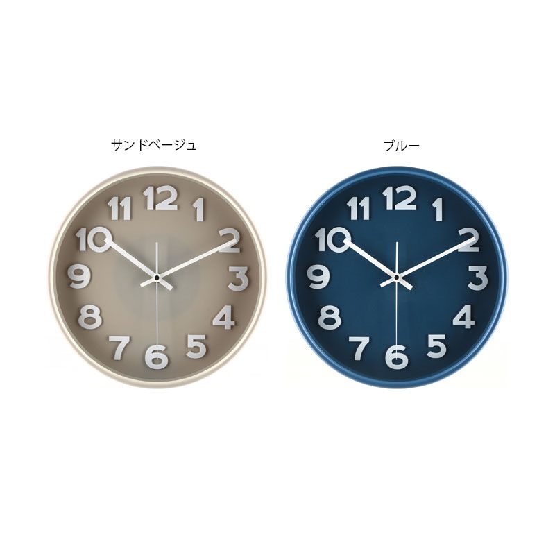 【セット数:3pcs】掛時計 スピカ２ Φ３０ [C/D:28106][C/D:28107]