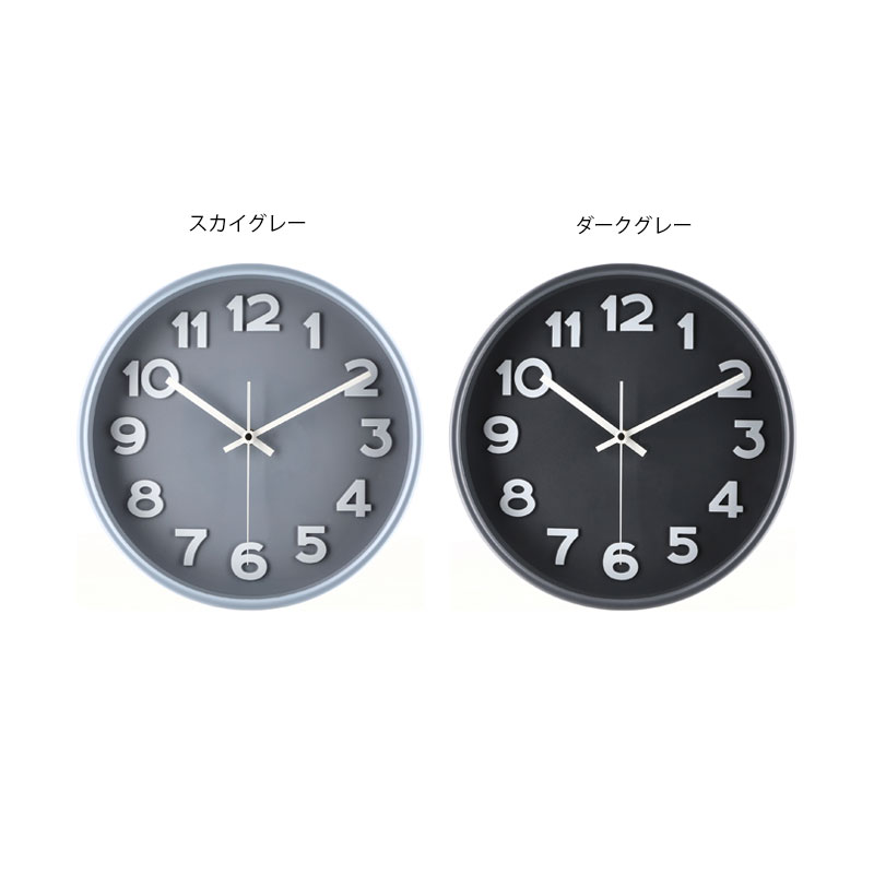 【セット数:3pcs】掛時計 スピカ２ Φ３０ [C/D:28108][C/D:28109]