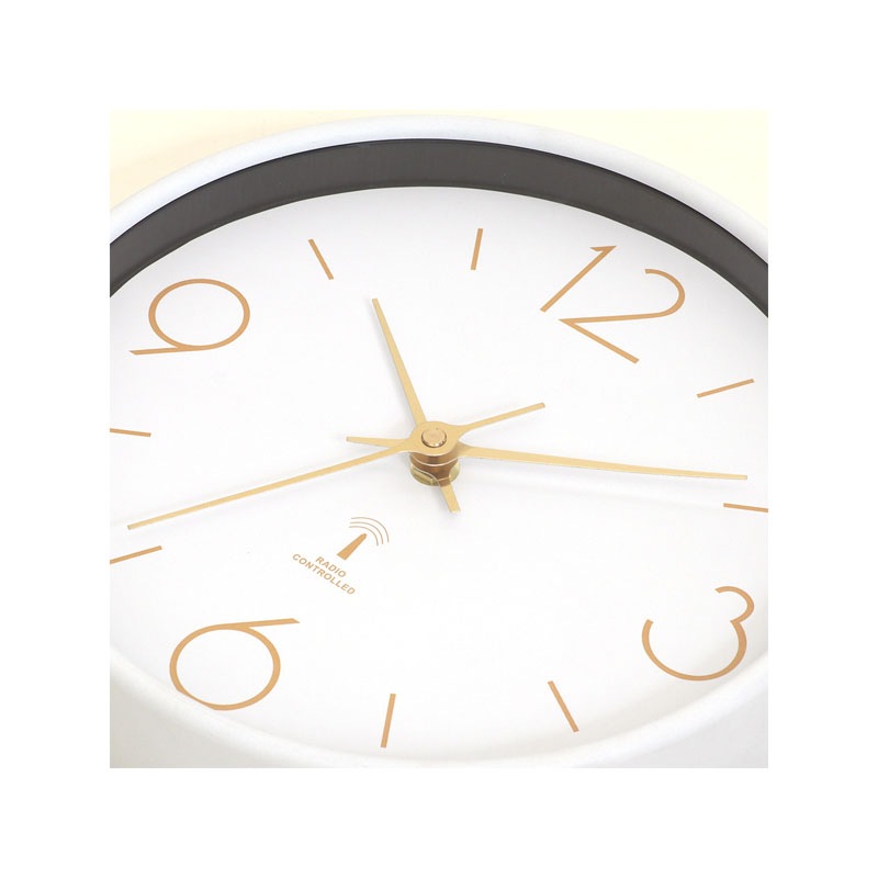 【セット数:3pcs】電波掛時計 アリオス Φ２５ [C/D:28191] [C/D:28192] [C/D:28193]