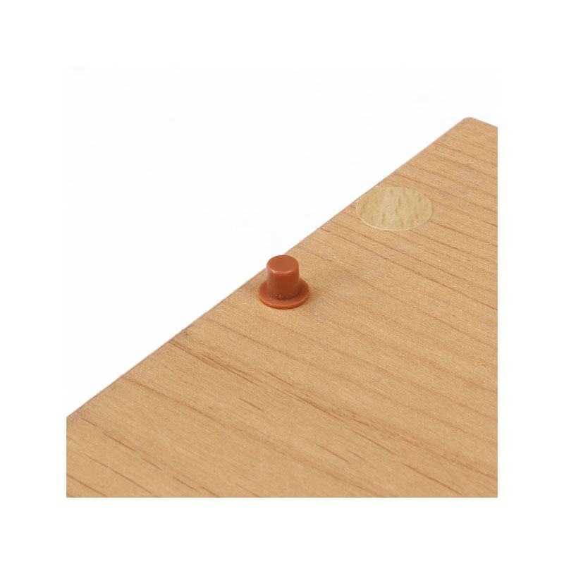 【セット数:2pcs】キューブボックス 扉付 ナチュラル ＣＢ３５ＤＲ（ＮＡ）C/D:81905