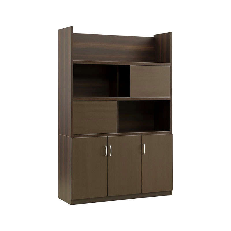 ソフィーダ 国産役員用スライド扉付き書庫(W1200×D400×H1820)MKV-1218BS