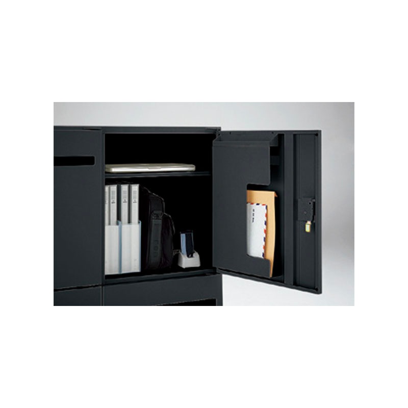 パーソナルロッカー（W900㎜）6人用 投入口無 ポケット無 ダイヤル錠 CW-0918PLD6-BB