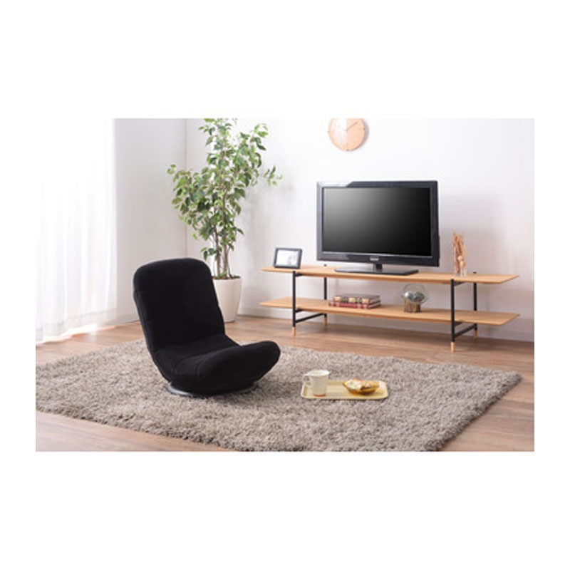 コンパクト回転チェア RKC-176BK