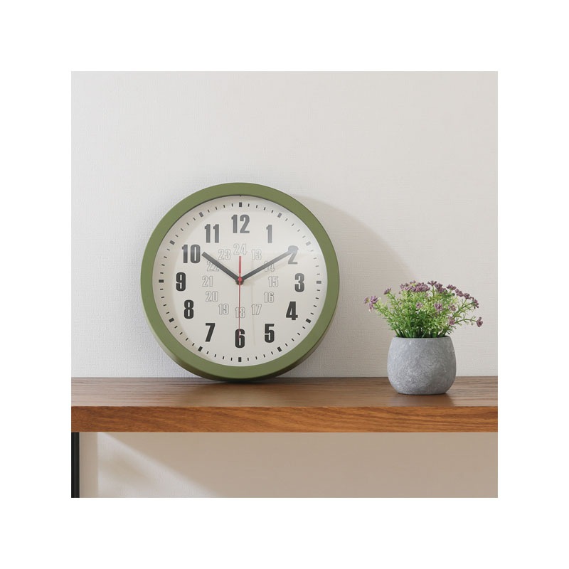 【セット数:3pcs】掛時計 カイラ Φ３０ [C/D:28194][C/D:28195]