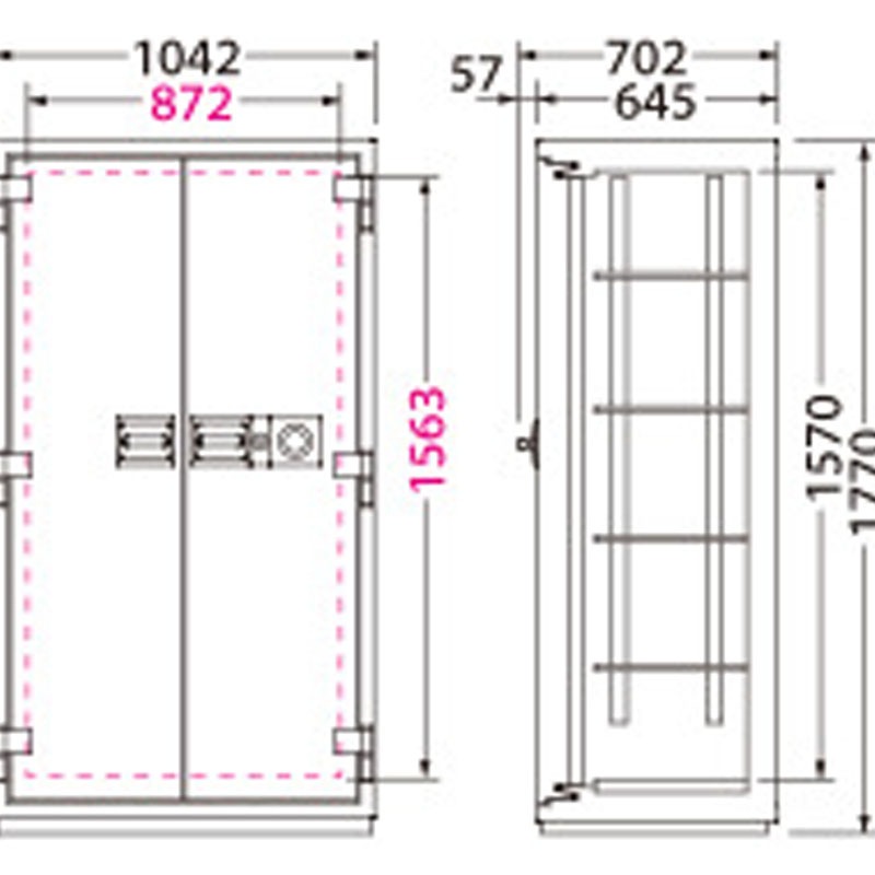 学籍簿保管庫 NCW-503Gシリーズ　100万変換ダイヤル式 NCW-503G