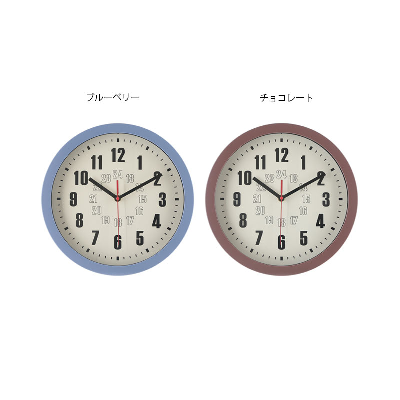 【セット数:3pcs】掛時計 カイラ Φ３０ [C/D:28196][C/D:28197]