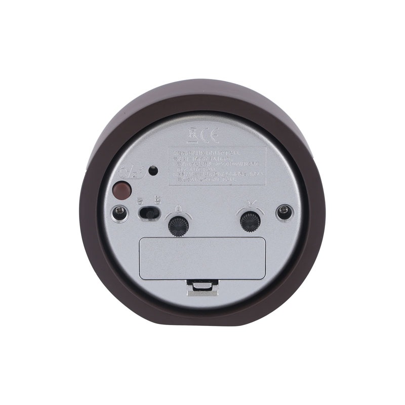 【セット数:6pcs】置時計 ウッド ラウンド [C/D:36698][C/D:36699][C/D:36700]