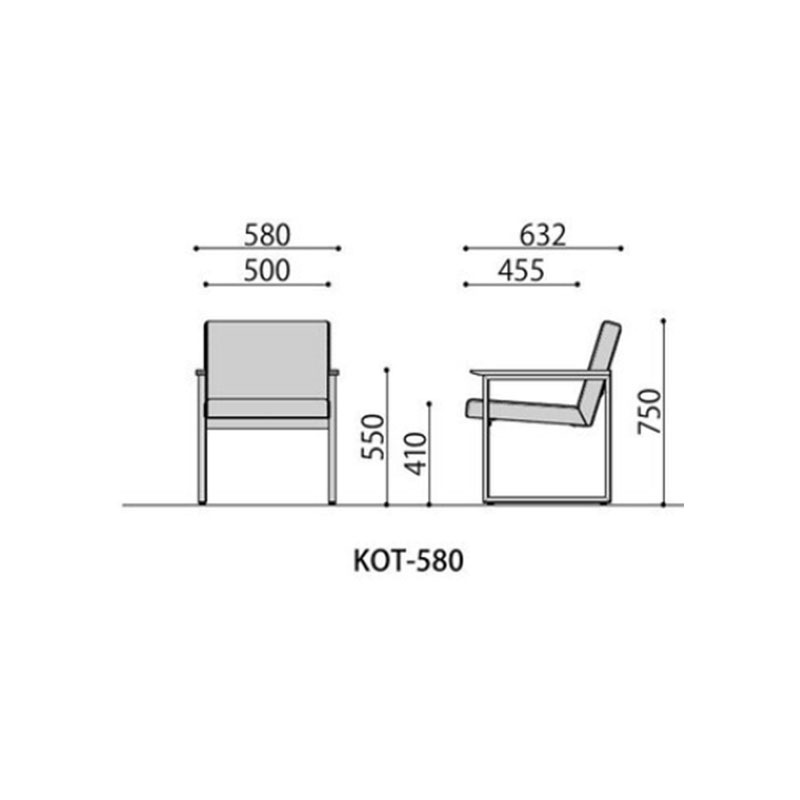 応接イス　KOT-580