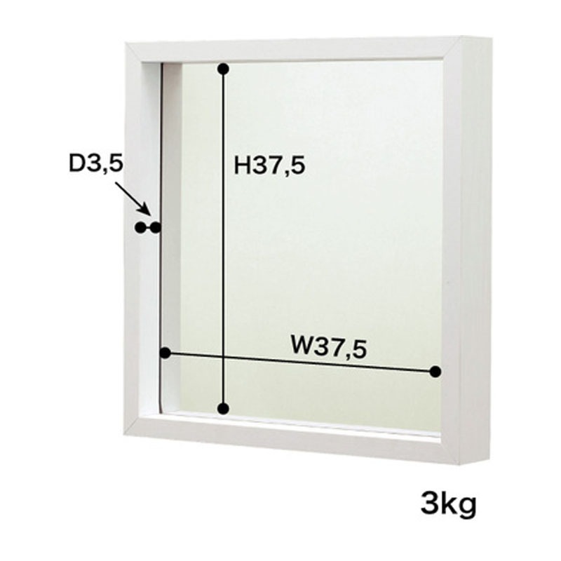 ミラーL　MU-034WH