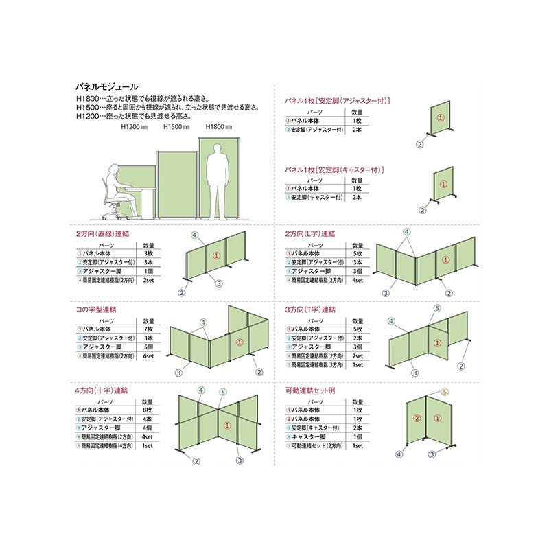 パネルF（全面半透明）　MP-1212F