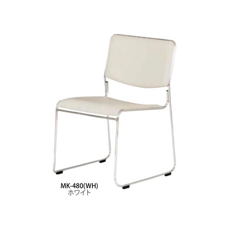 マッキンリースタッキングチェア/合成皮革 MK-480