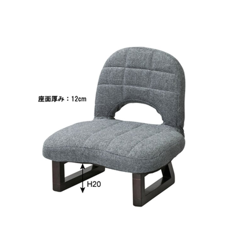 背もたれ付正座椅子 LSS-23