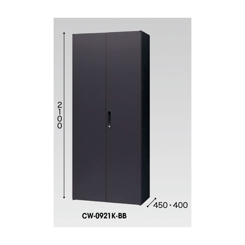 両開き書庫（W900㎜） CWS-0921K-BB