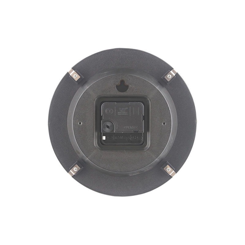 【セット数:6pcs】カバー付ウォールクロックＷＨＩＴＥ [C/D:36888]