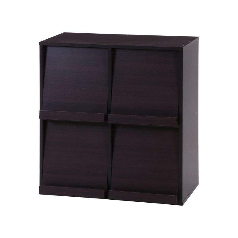 ディスプレイラック ４マス ブラウン ＤＰ８０８５ＢＲ ８１８１８  C/D:86032