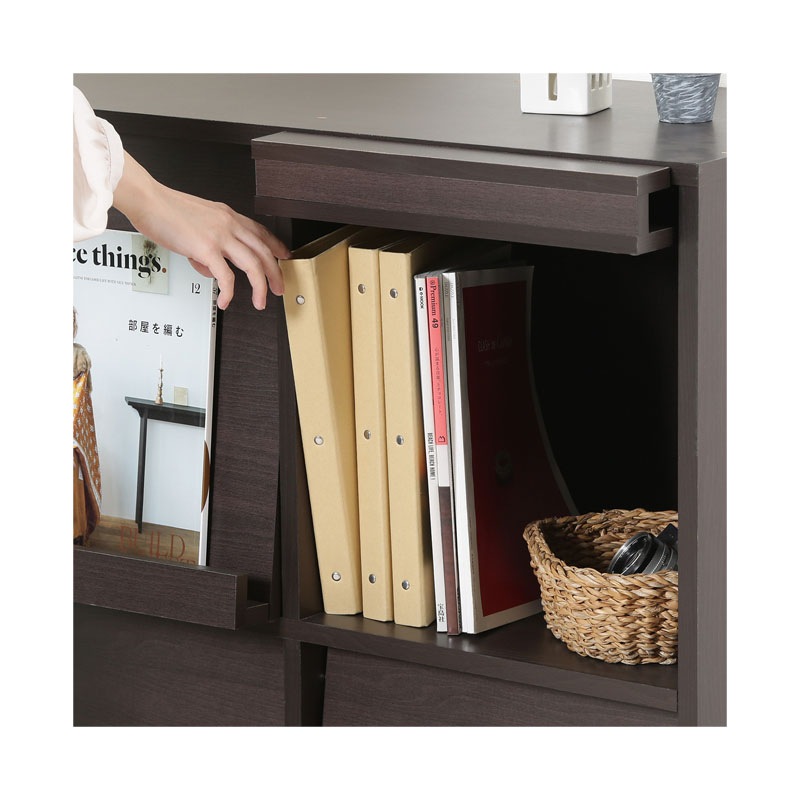 ディスプレイラック ４マス ブラウン ＤＰ８０８５ＢＲ ８１８１８  C/D:86032