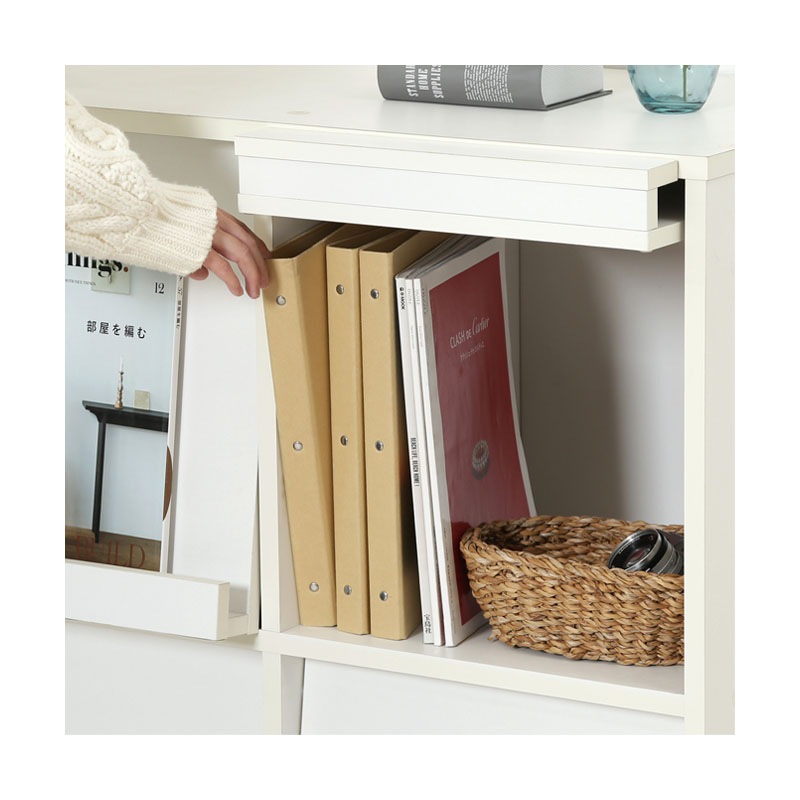 ディスプレイラック ４マス ホワイト ＤＰ８０８５ＷＨ ８７００８ C/D:86034