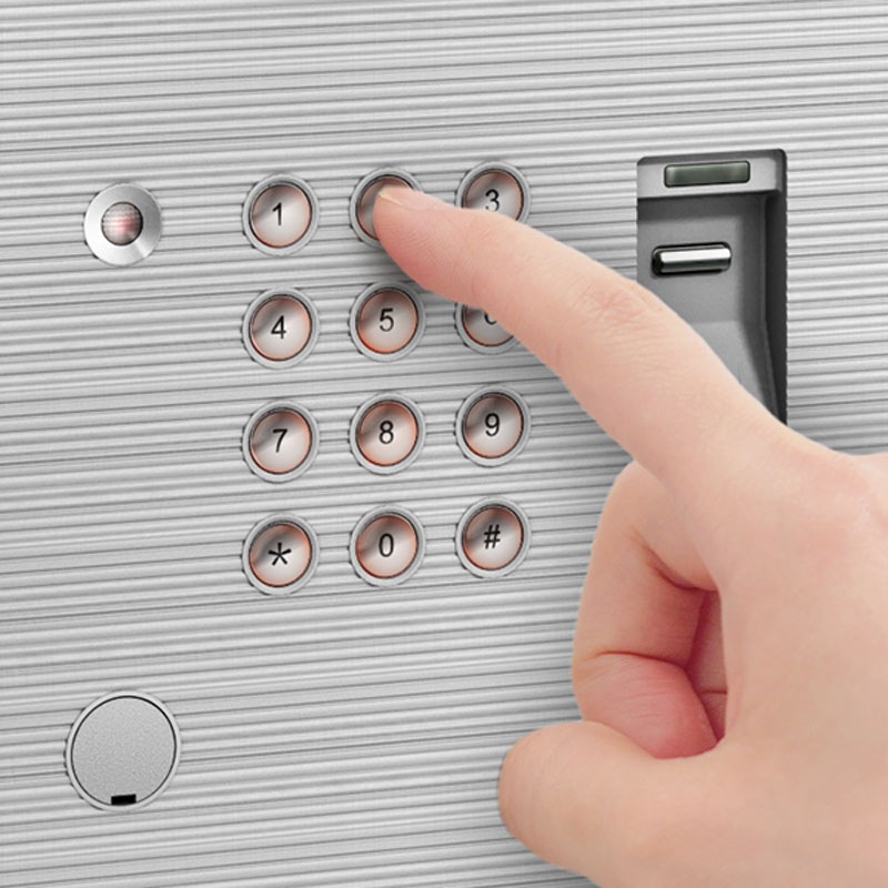 インテリアデザイン金庫 D-FACEシリーズ 2マルチロック式 DFS1-FE