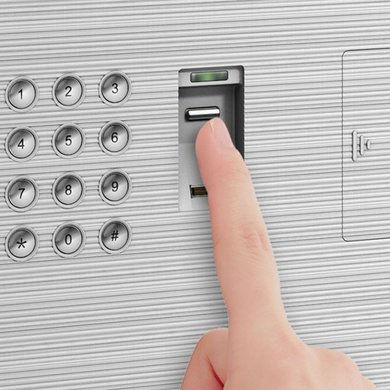 インテリアデザイン金庫 D-FACEシリーズ 2マルチロック式 DFS1-FE