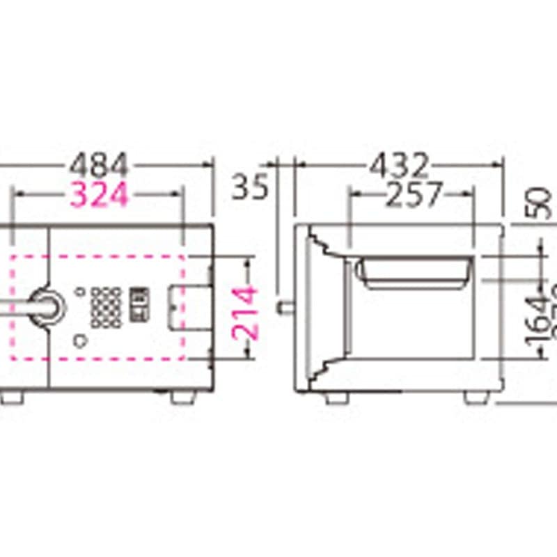 インテリアデザイン金庫 D-FACEシリーズ 2マルチロック式 DFS1-FE