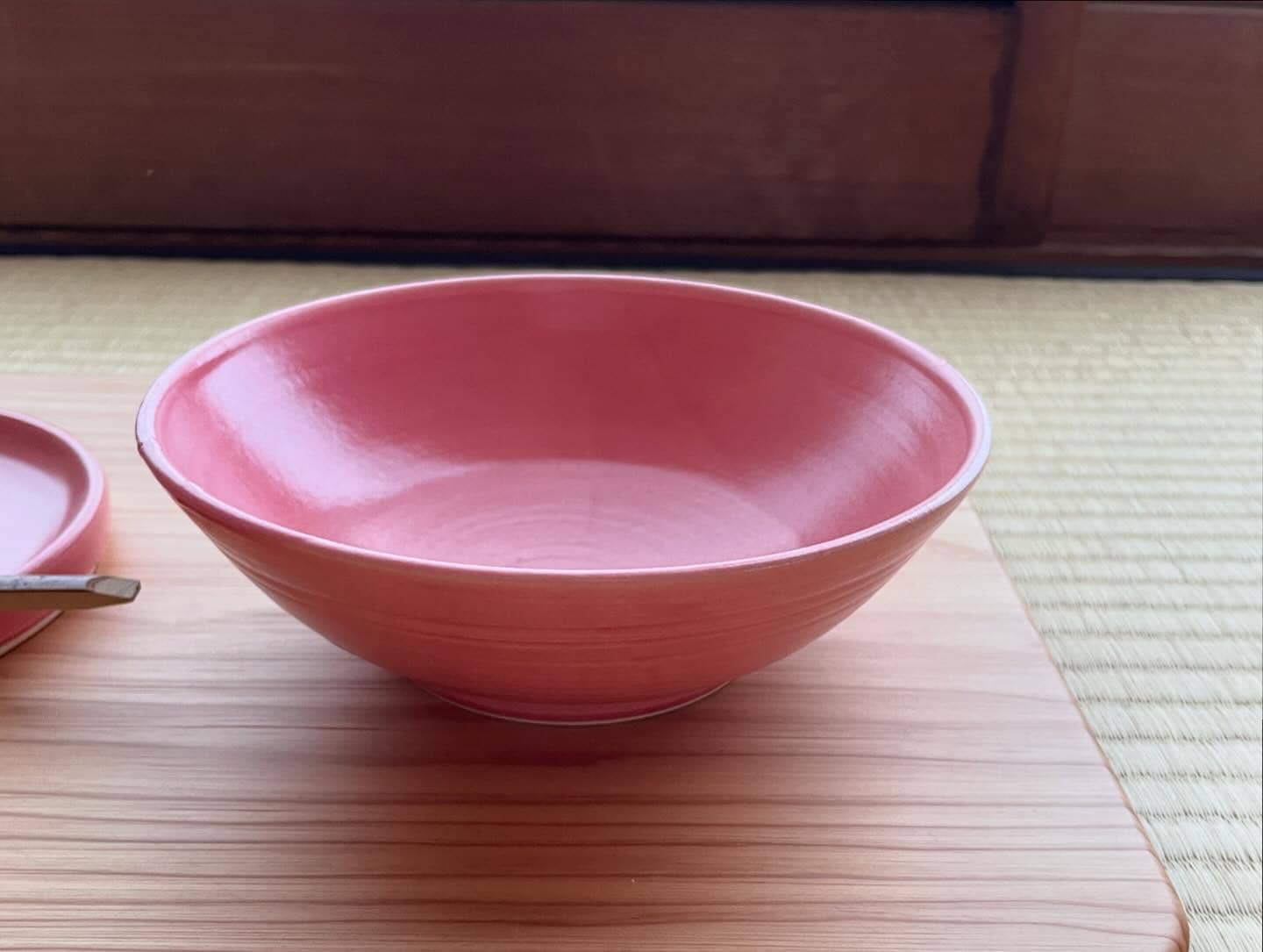 Pink　鉢　茶碗に見立てて、、、
