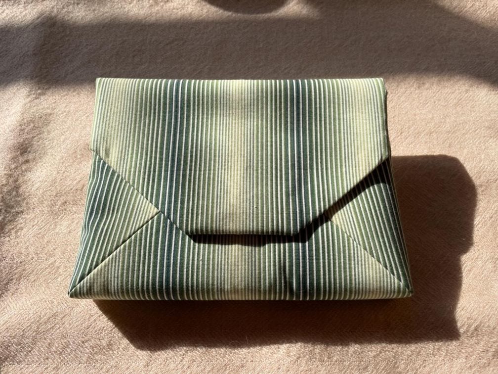 数寄屋袋／SUKI（大） 縞縞 小倉織