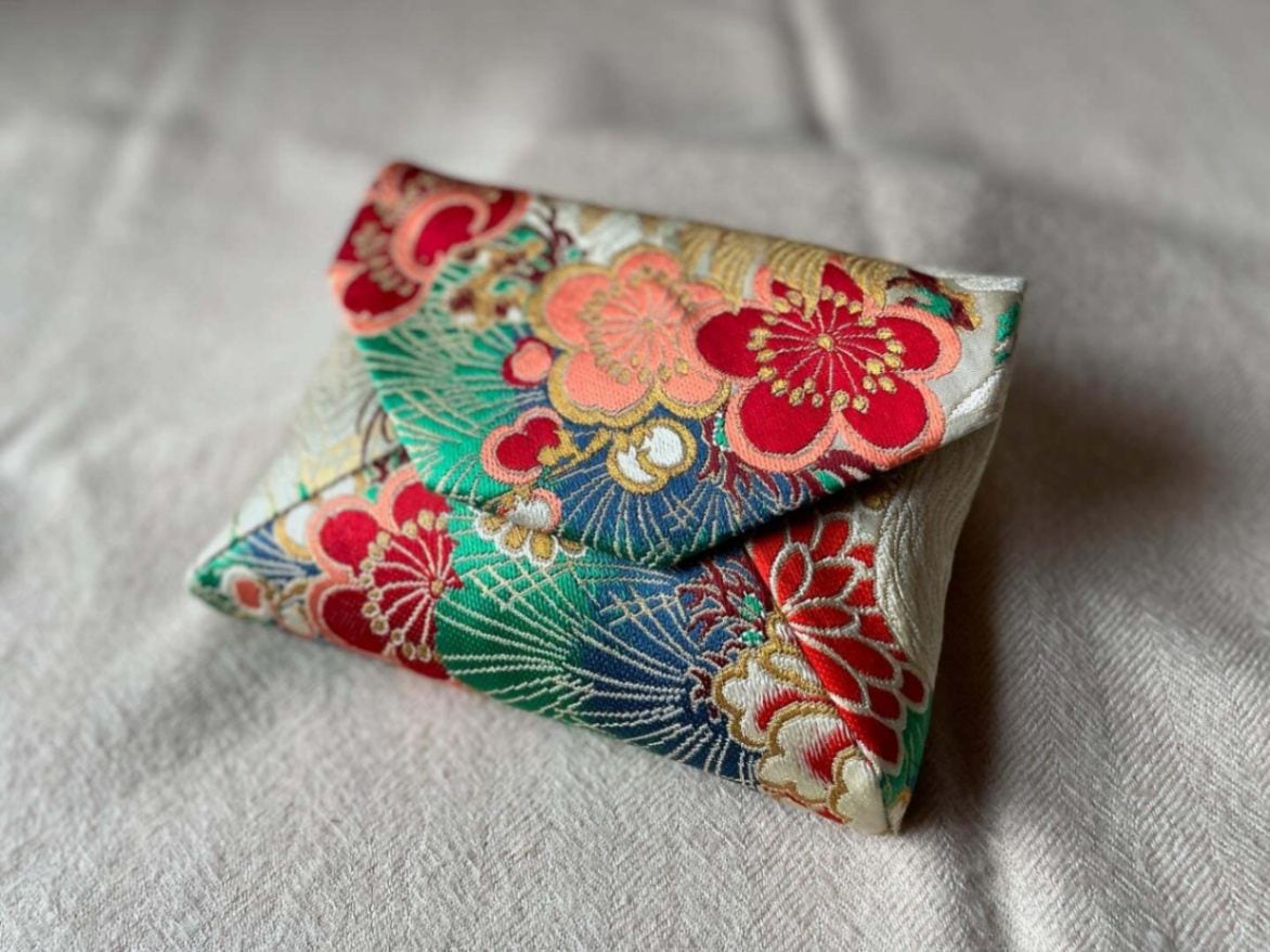 帯3784 ○龍村晋謹製 名物木下金蘭 高級 正絹 全通 袋帯 正絹袋帯