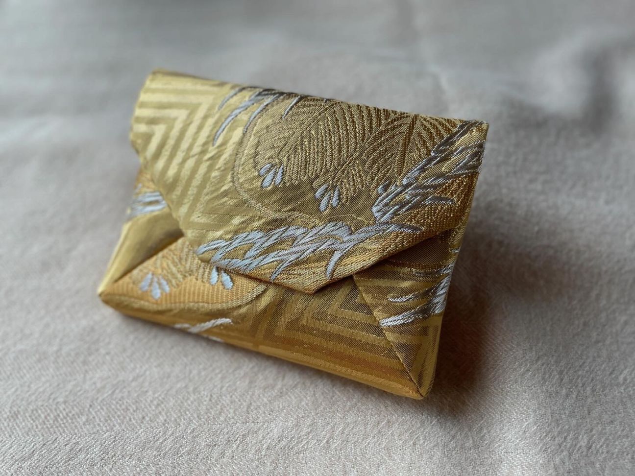 数寄屋袋／SUKI（大）アンティーク着物（帯）