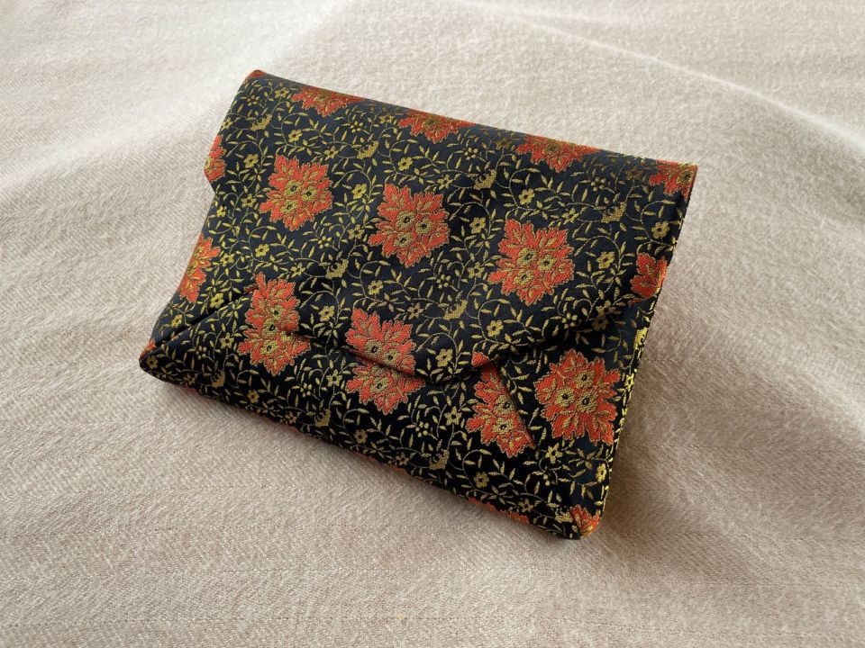 数寄屋袋／SUKI（大）アンティーク着物（帯）