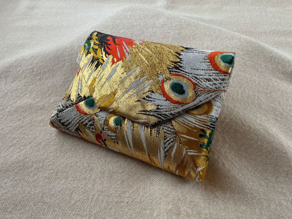 数寄屋袋／SUKI（大）アンティーク着物（帯）