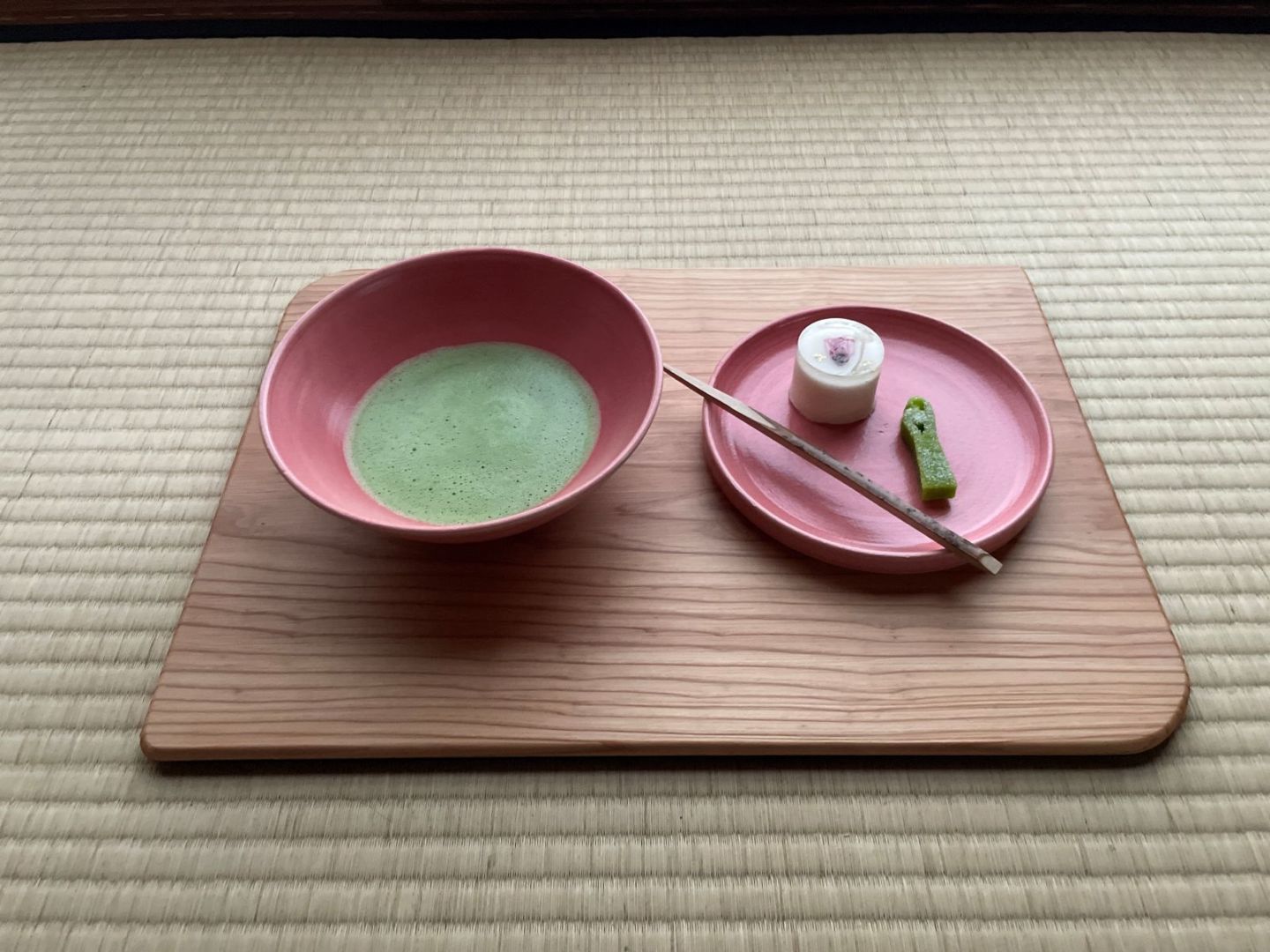 抹茶でおもてなしセットPink