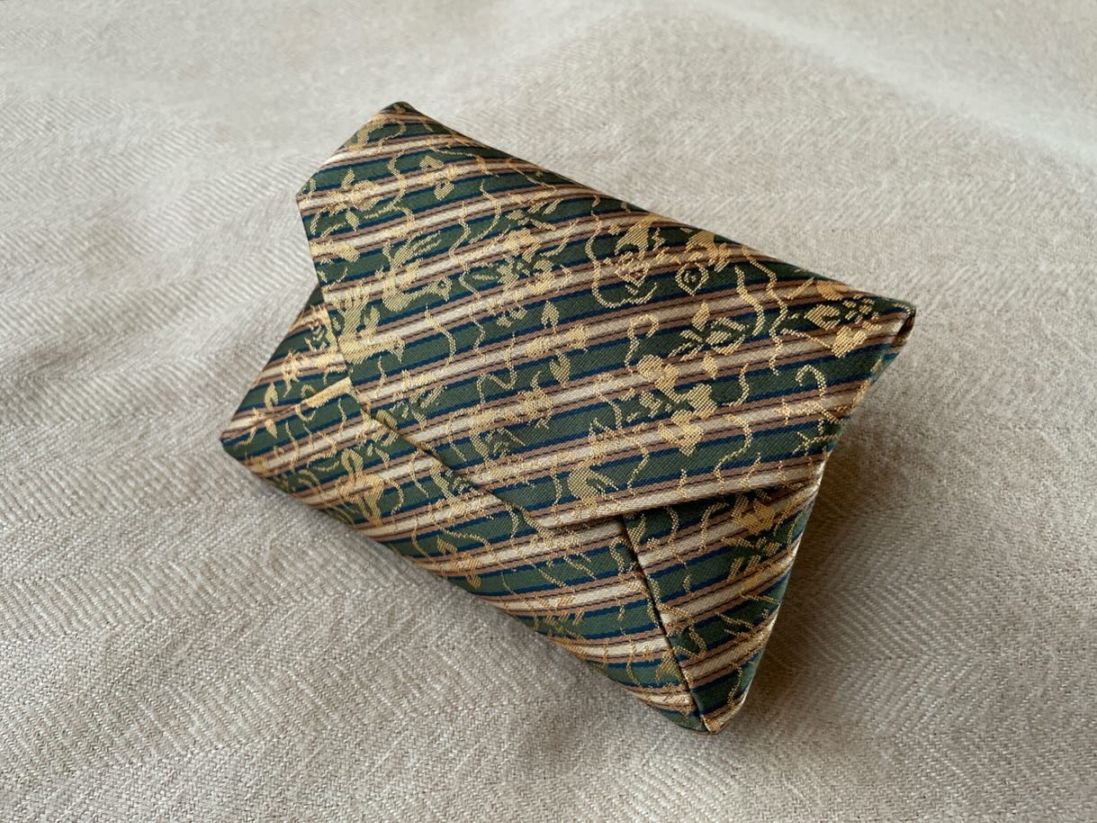 数寄屋袋／SUKI（小）アンティーク着物（帯）