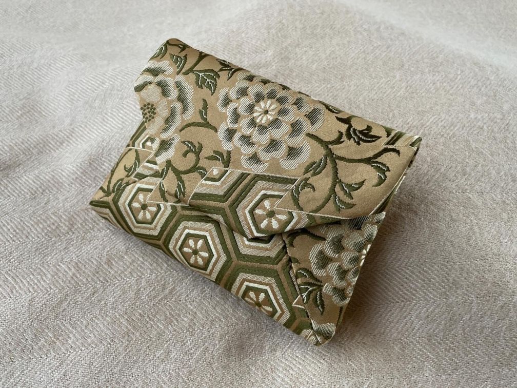 数寄屋袋／SUKI（小）アンティーク着物（帯）