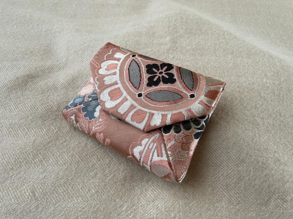 数寄屋袋／SUKI（小）アンティーク着物（帯）