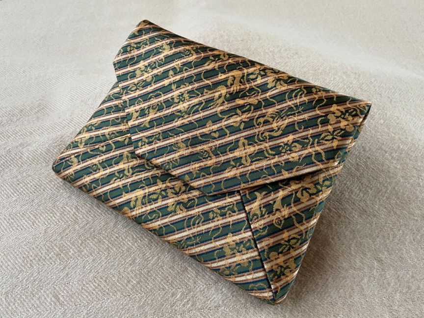 数寄屋袋／SUKI（大）アンティーク着物（帯）