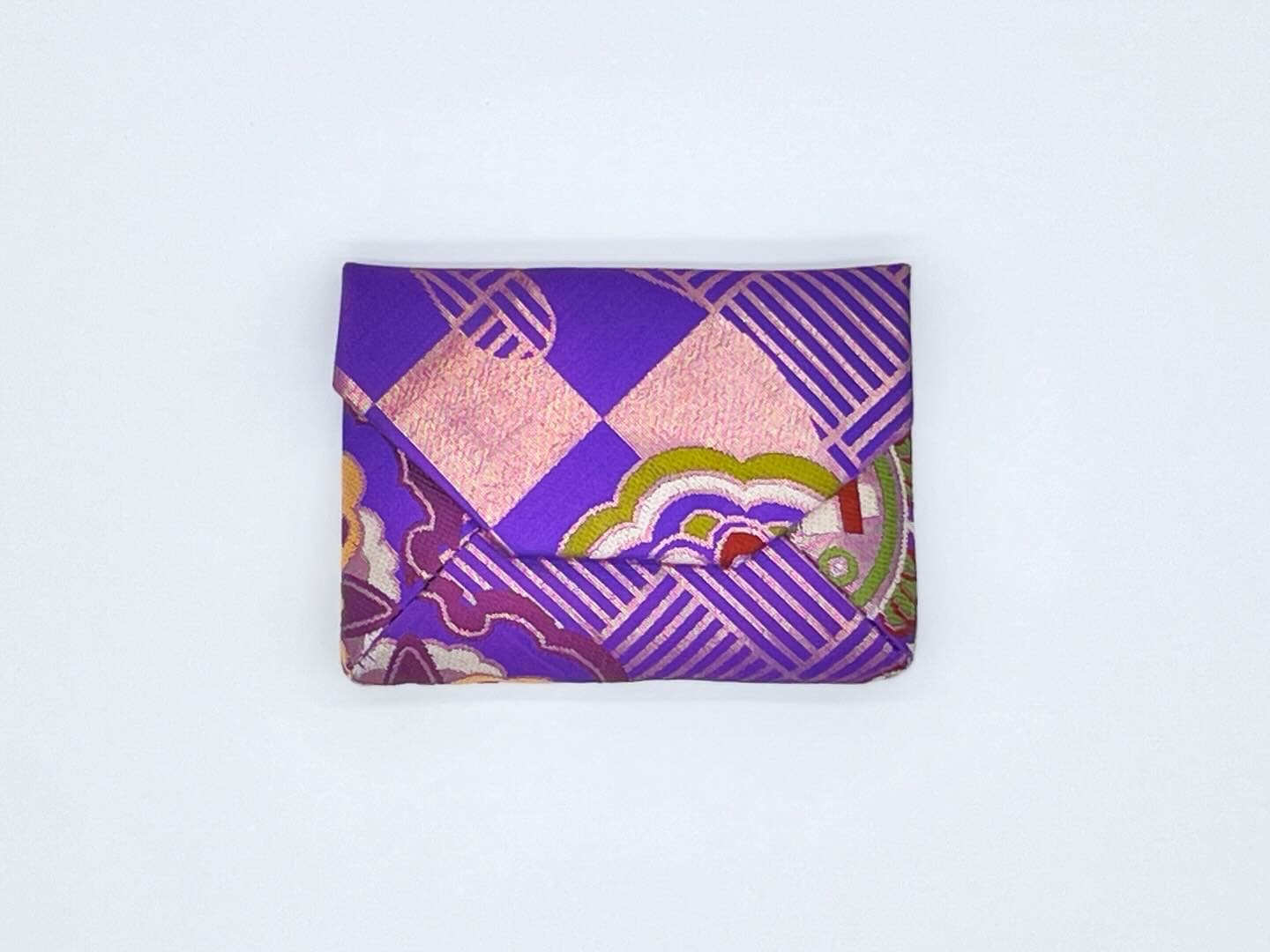 数寄屋袋／SUKI（小）アンティーク着物（帯）