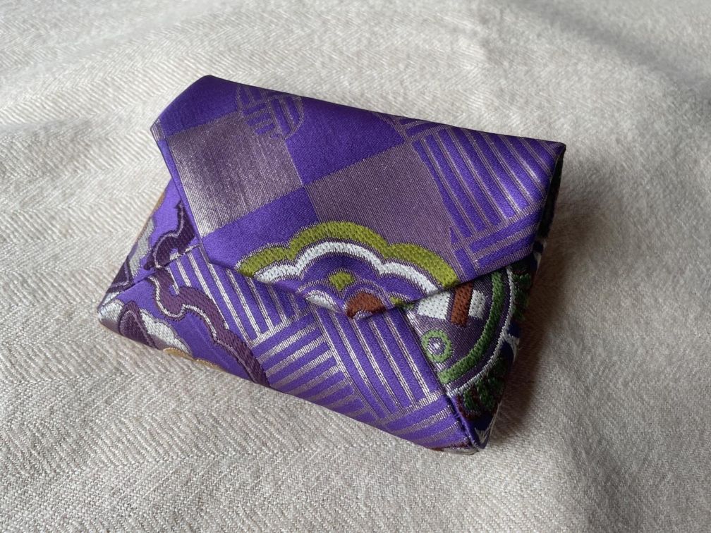 数寄屋袋／SUKI（小）アンティーク着物（帯）