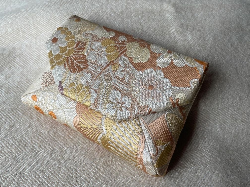 数寄屋袋／SUKI（小）アンティーク着物（帯）