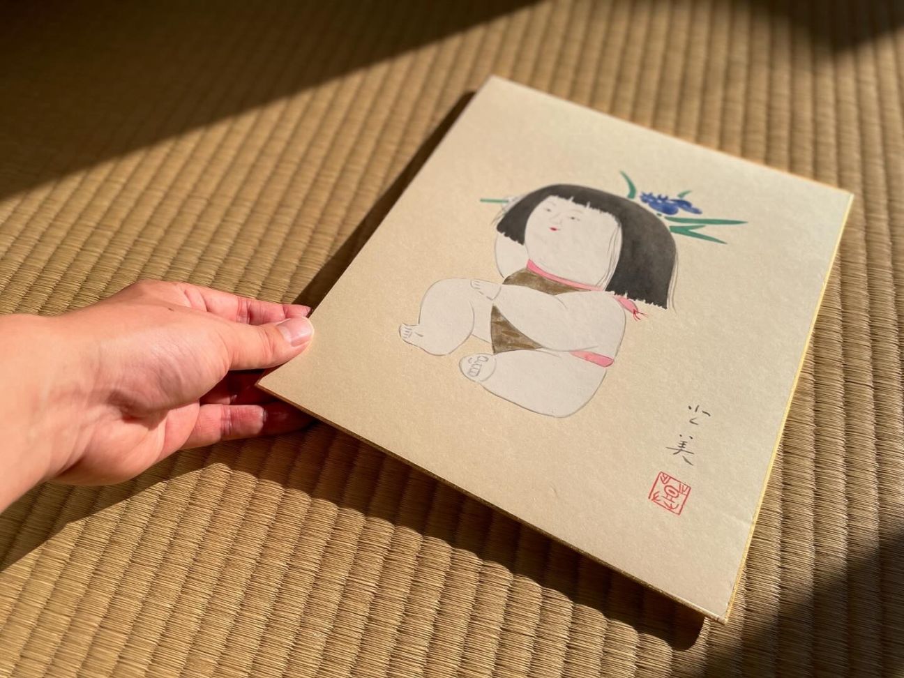 アンティークの色紙（5月）