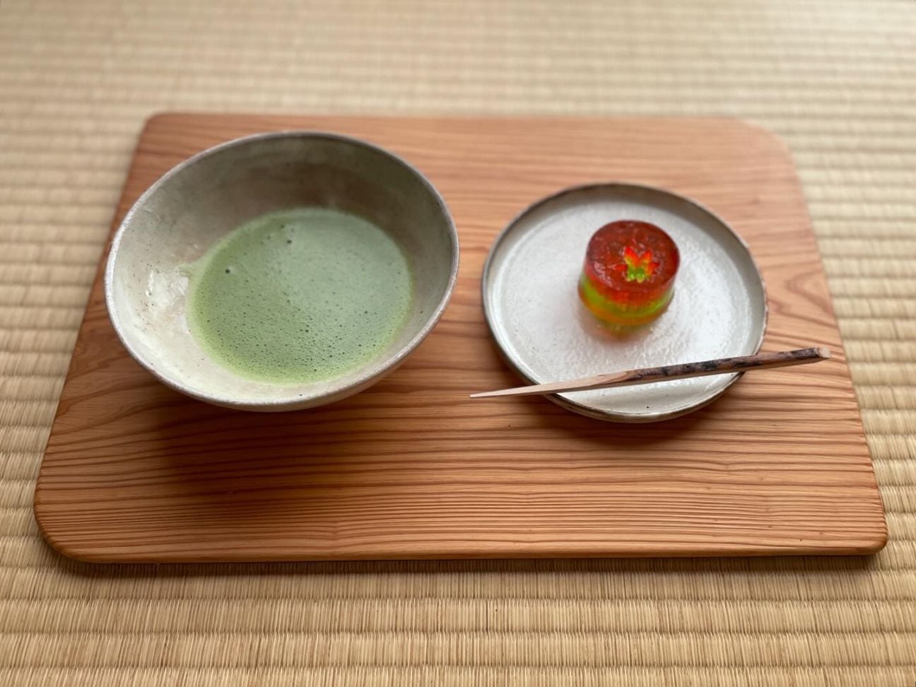 抹茶でおもてなしセットWhite&White