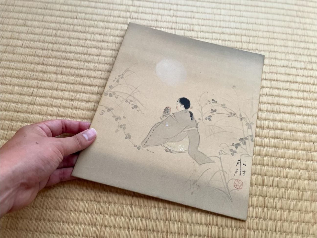 アンティークの色紙（10月）