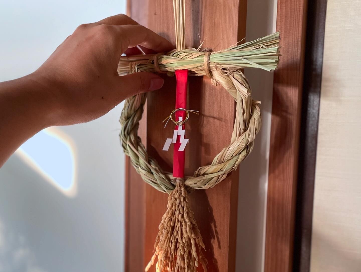 2025年しめ縄リース＋稲守り