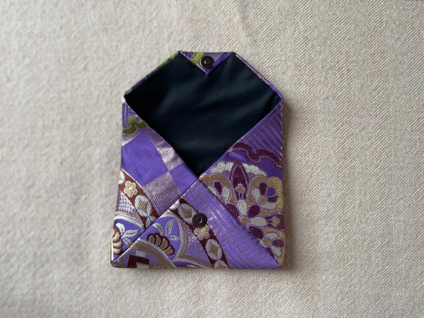 数寄屋袋／SUKI（小）アンティーク着物（帯）