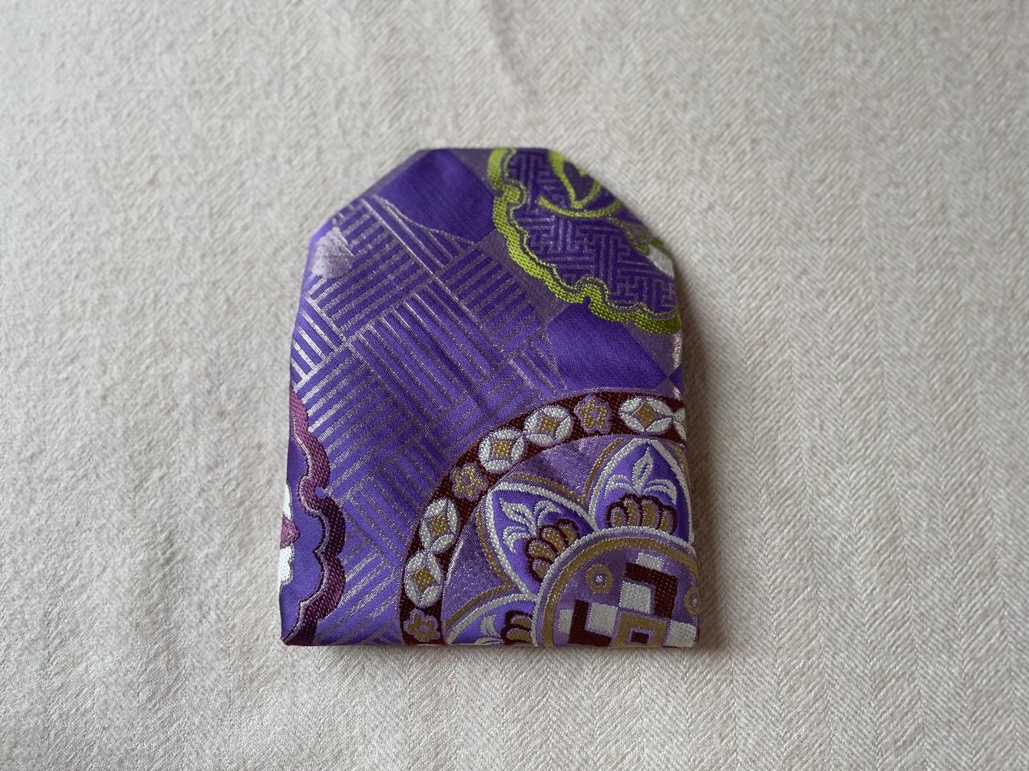 数寄屋袋／SUKI（小）アンティーク着物（帯）