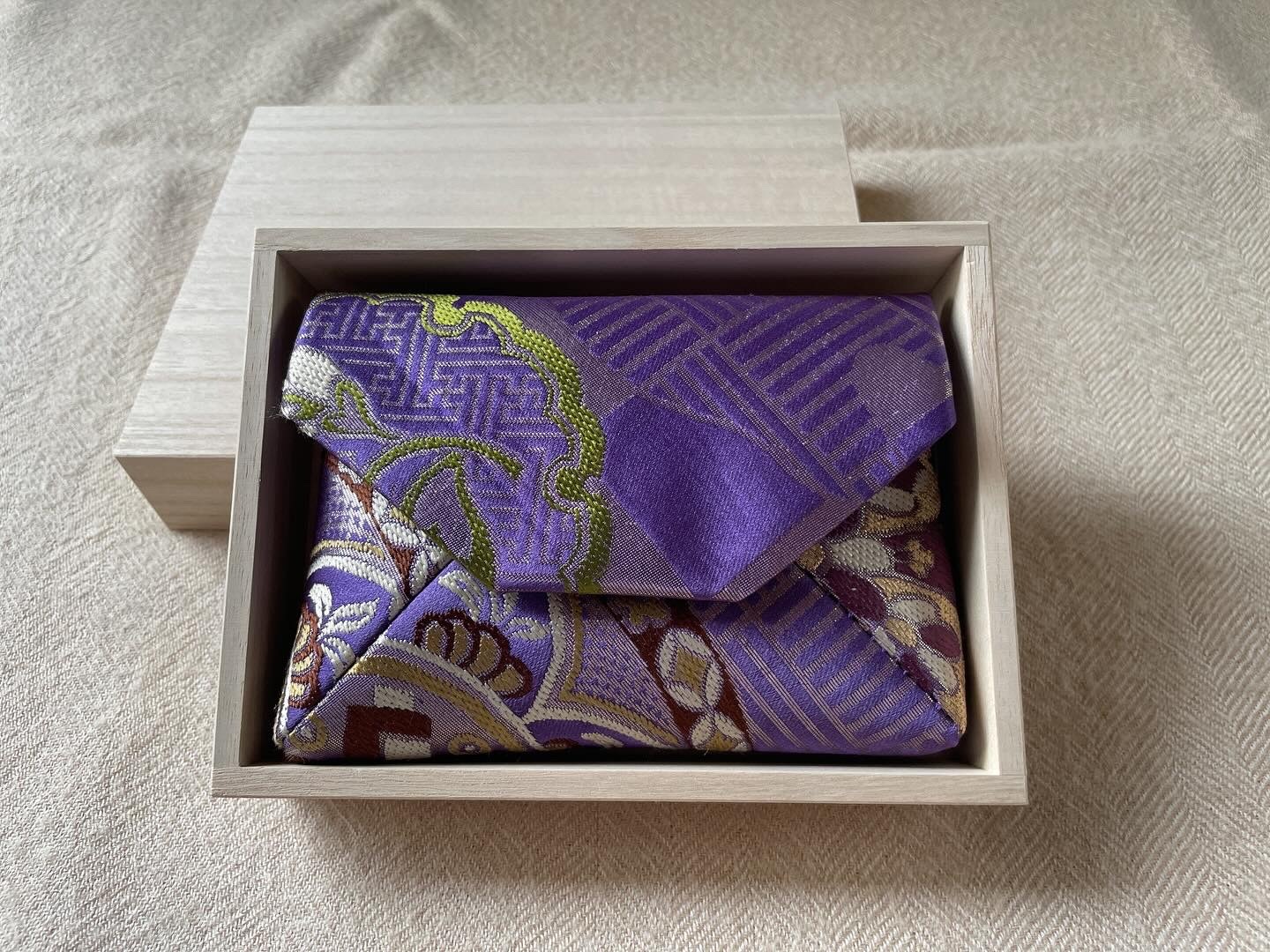 数寄屋袋／SUKI（小）アンティーク着物（帯）