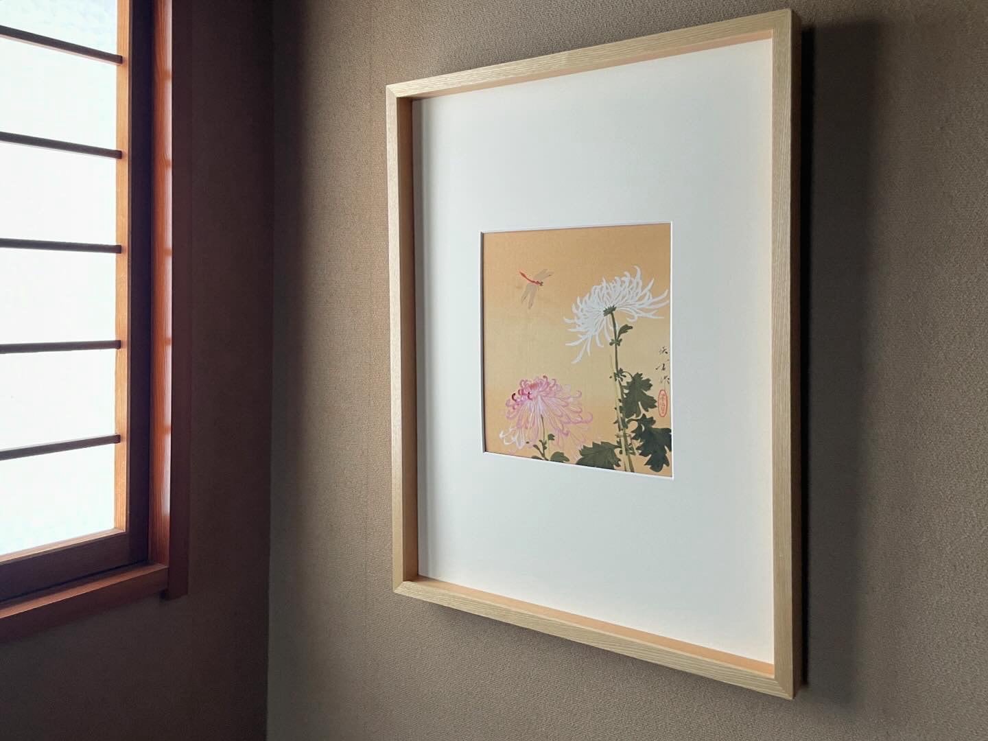 アンティークの色紙(重陽の節句)