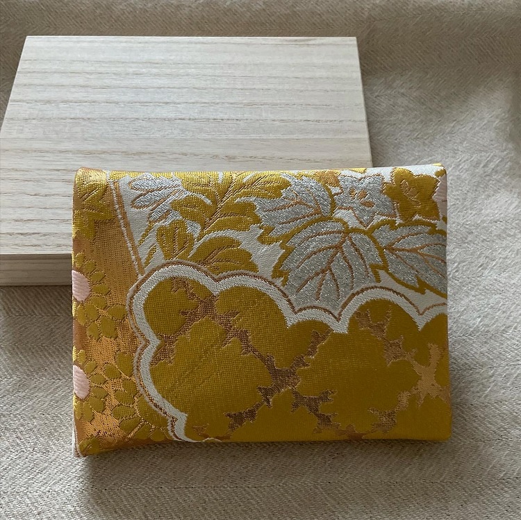 数寄屋袋/SUKI(中)アンティーク着物(帯)